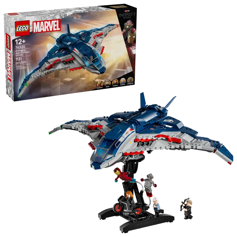 SUPER HEROES QUINJET DE VENGADORES LA ERA DE ULTRoN
