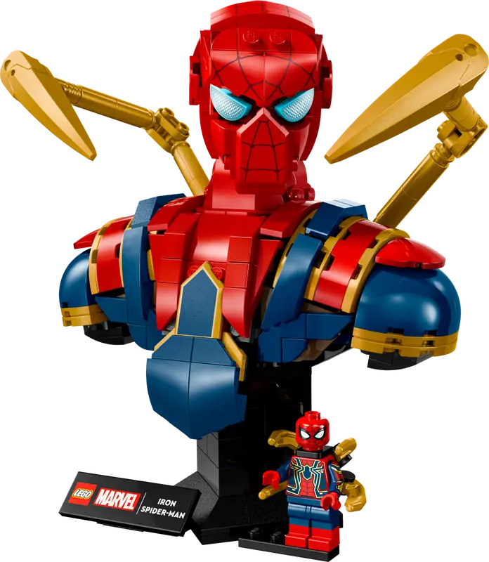 SUPER HEROES BUSTO DE IRON SPIDER MAN 76326