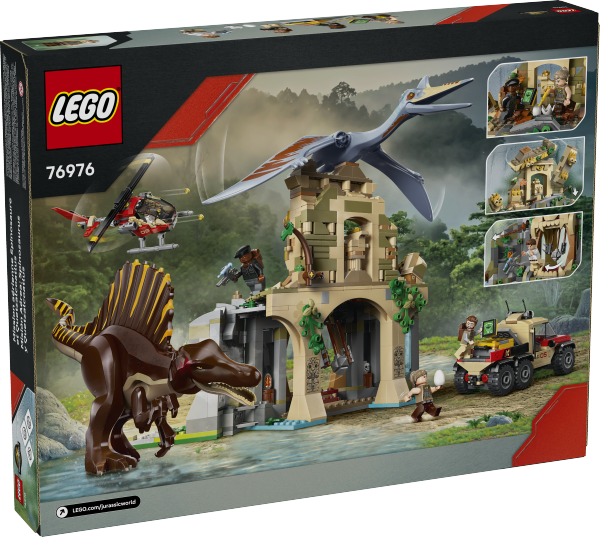 JURASSIC WORLD MISIoN AeREA SPINOSAURUS Y QUETZALCOATLUS