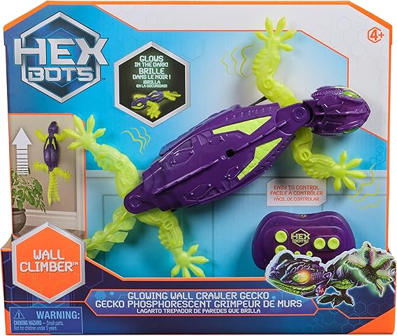 HEXBOTS GECKO BRILLA EN LA OSCURIDAD