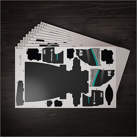 4D ROMPECABEZAS COCHE DE CARRERAS MERCEDES