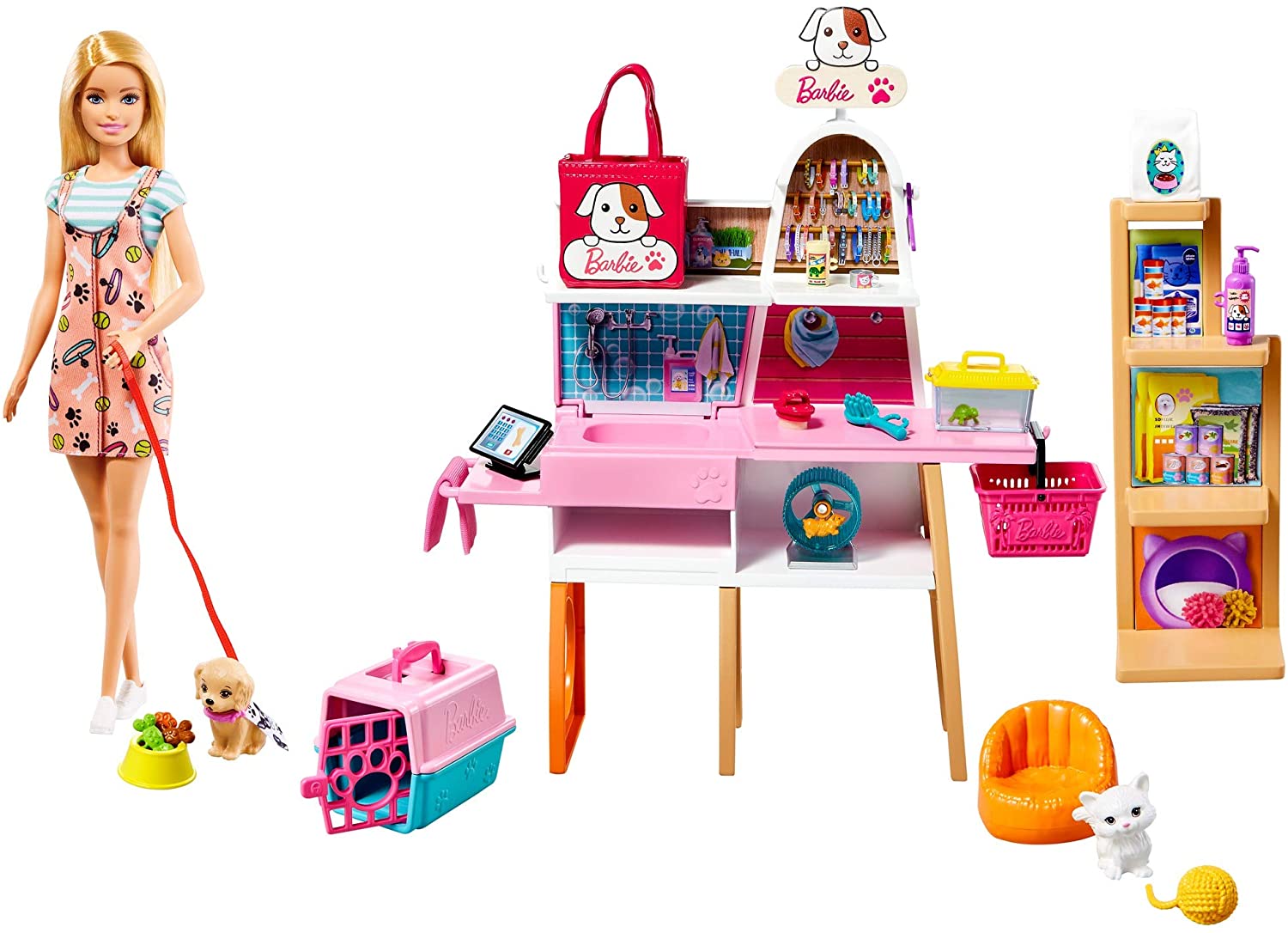 Barbie Tienda para Mascotas GRG90