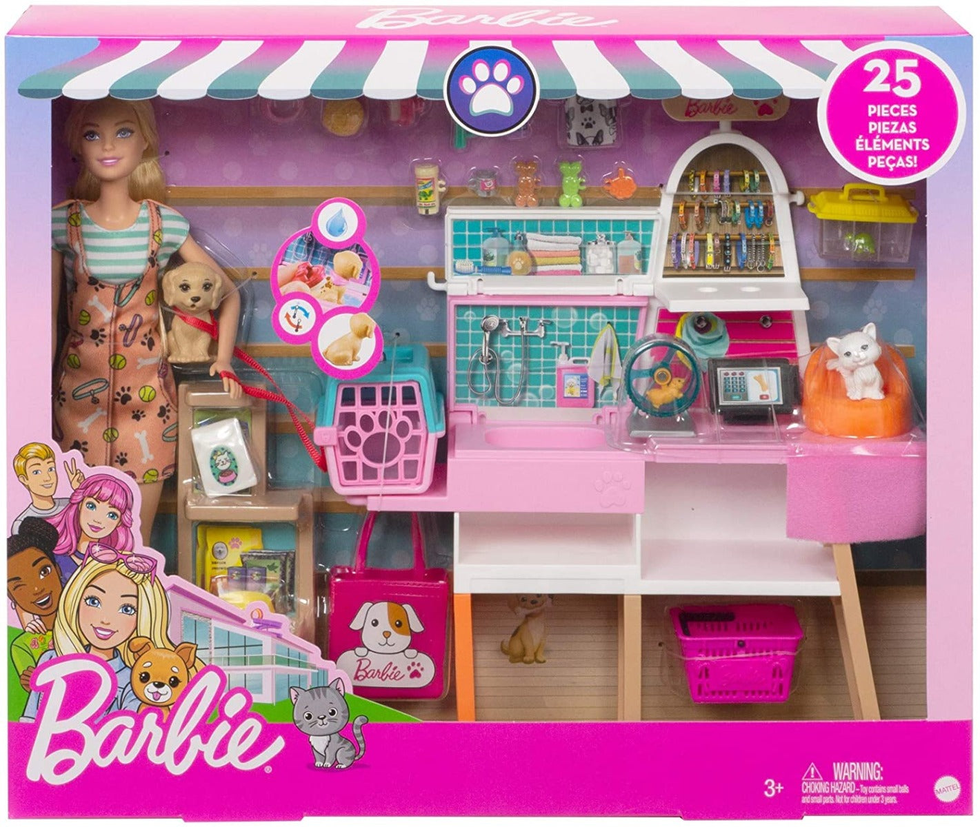 Barbie Tienda para Mascotas GRG90