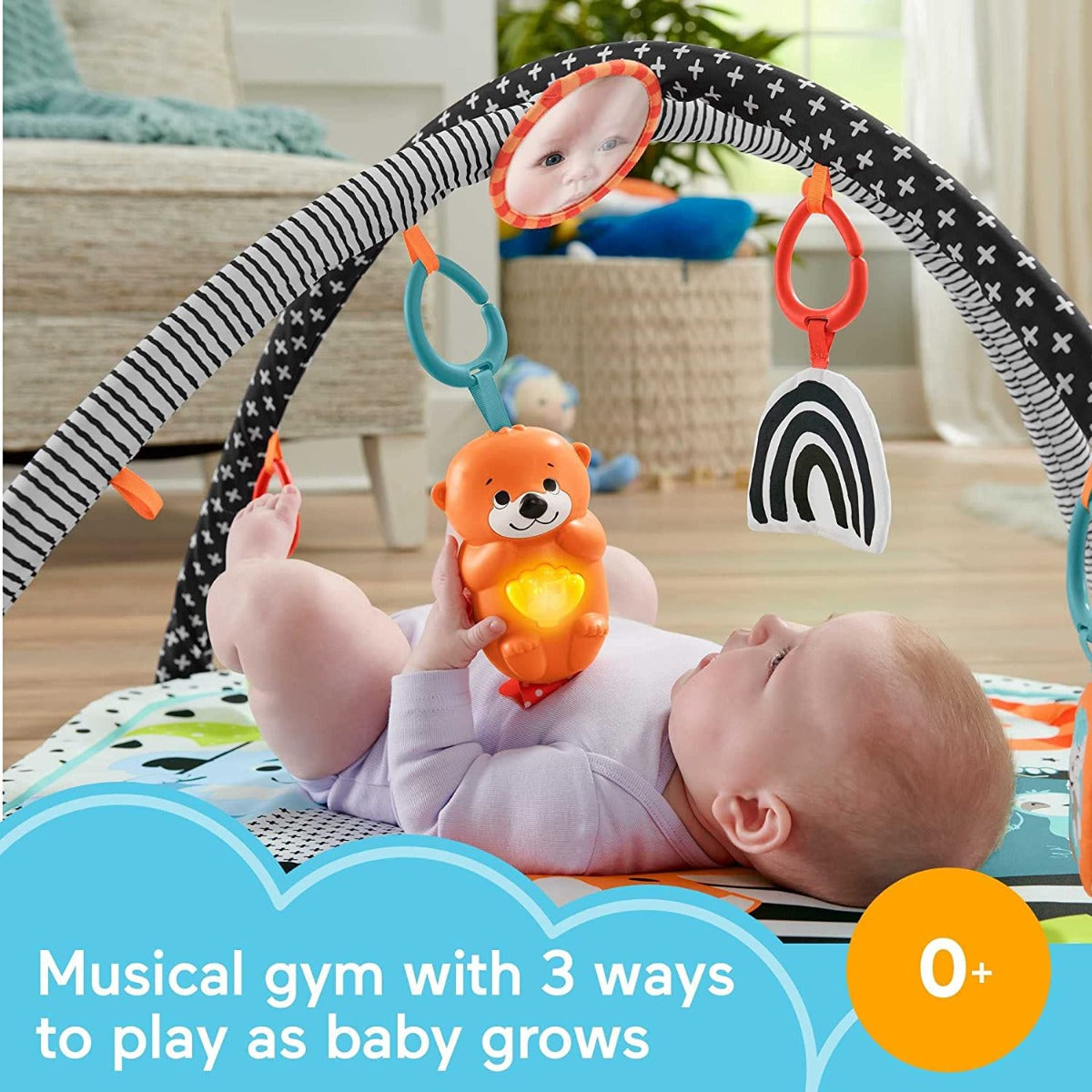 Fisher-Price Gimnasio de Actividades Musicales 3 en 1