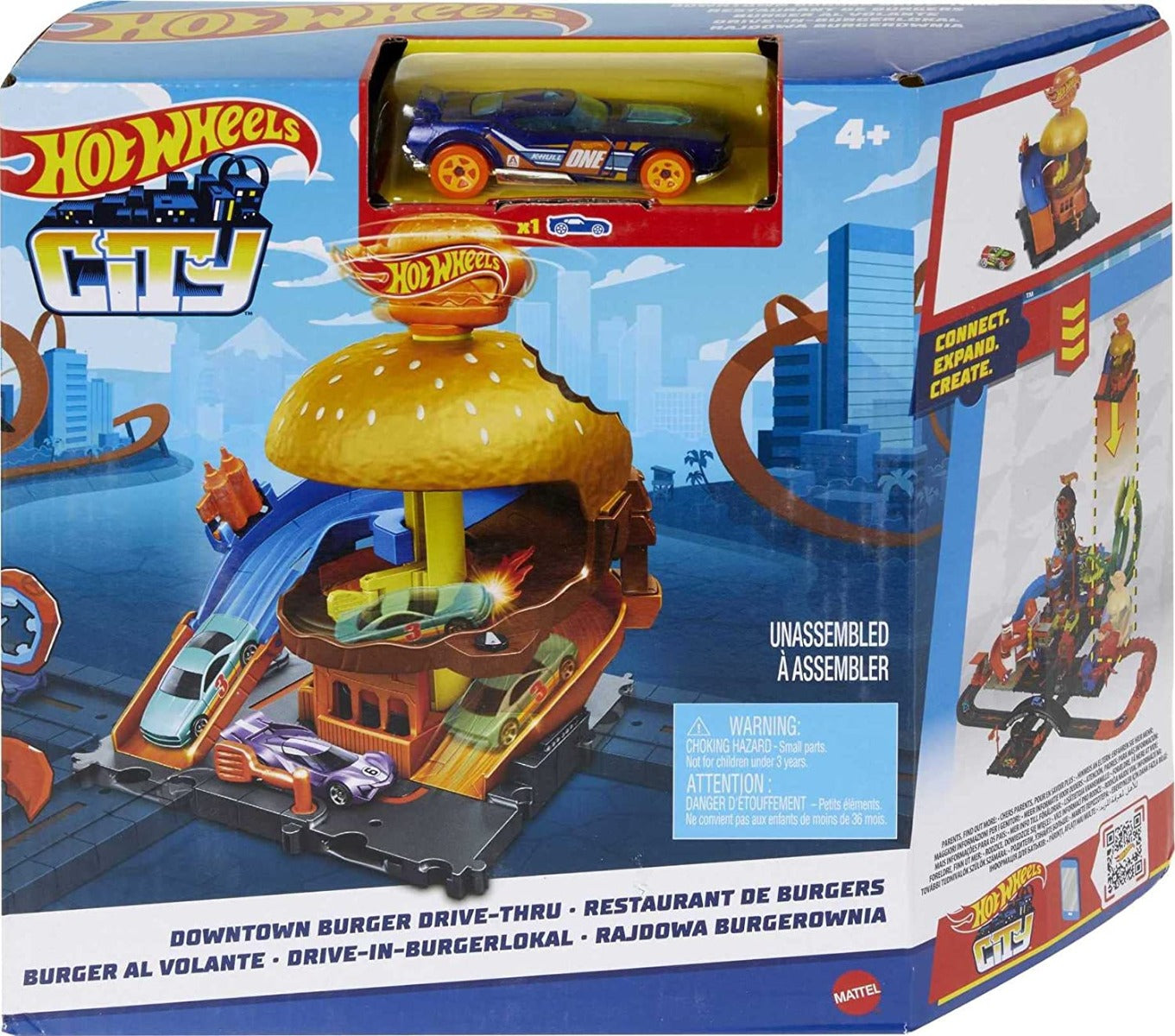 Hot Wheels City Burger Shop HDR26