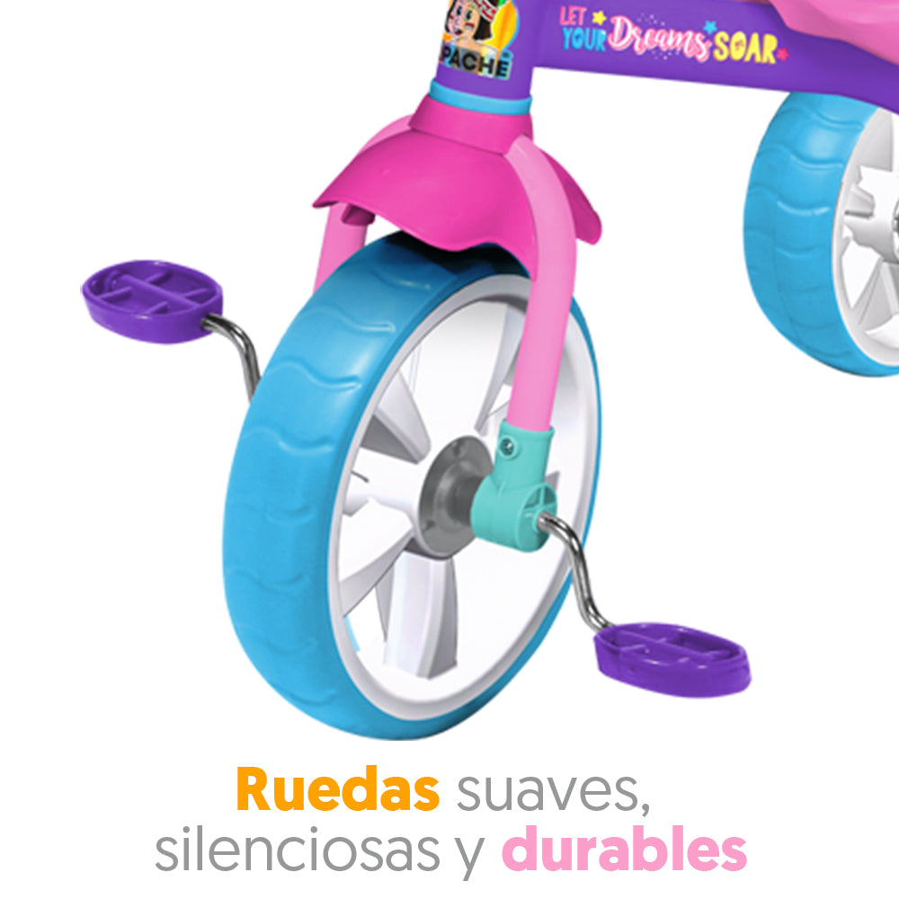 Triciclo Barbie Deluxe Pushbar