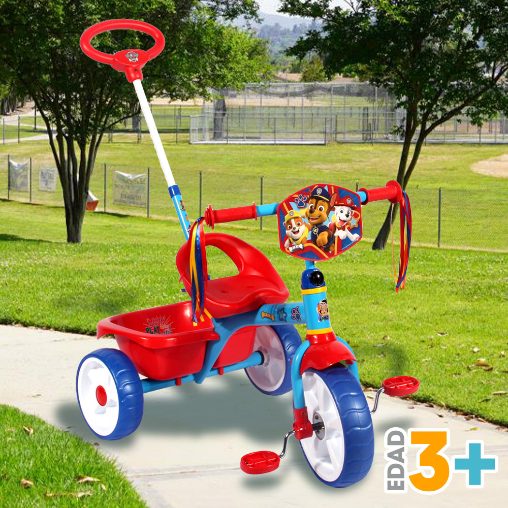 Triciclo Paw Patrol Deluxe Pushbar