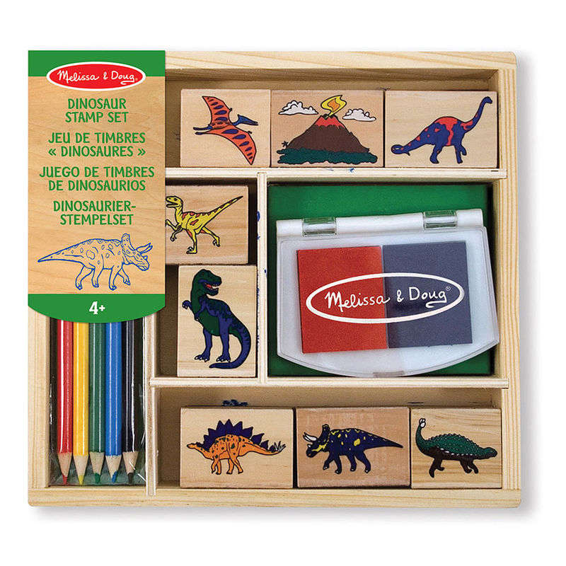 Melissa & Doug Juego de Sellos de Dinosaurios