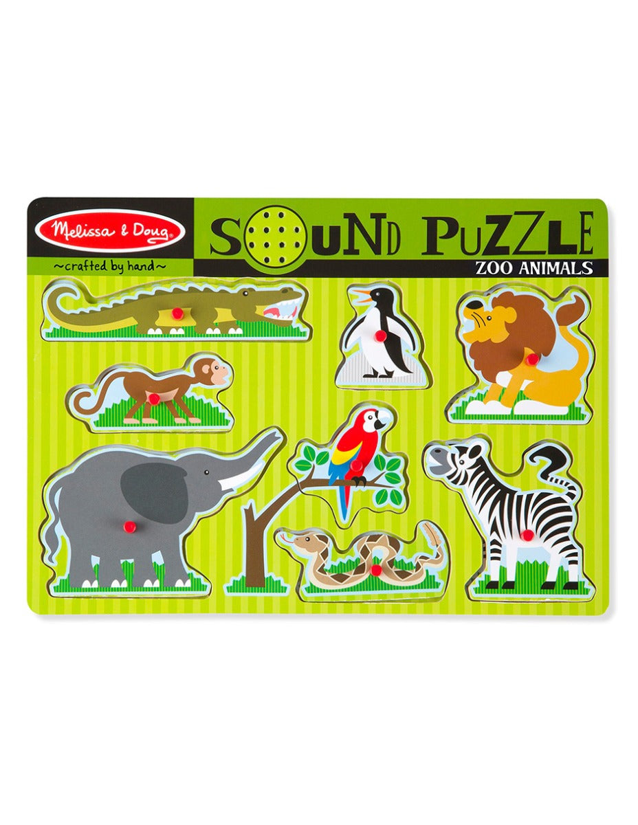 Melissa & Doug Rompecabezas De Animales De Zoologico