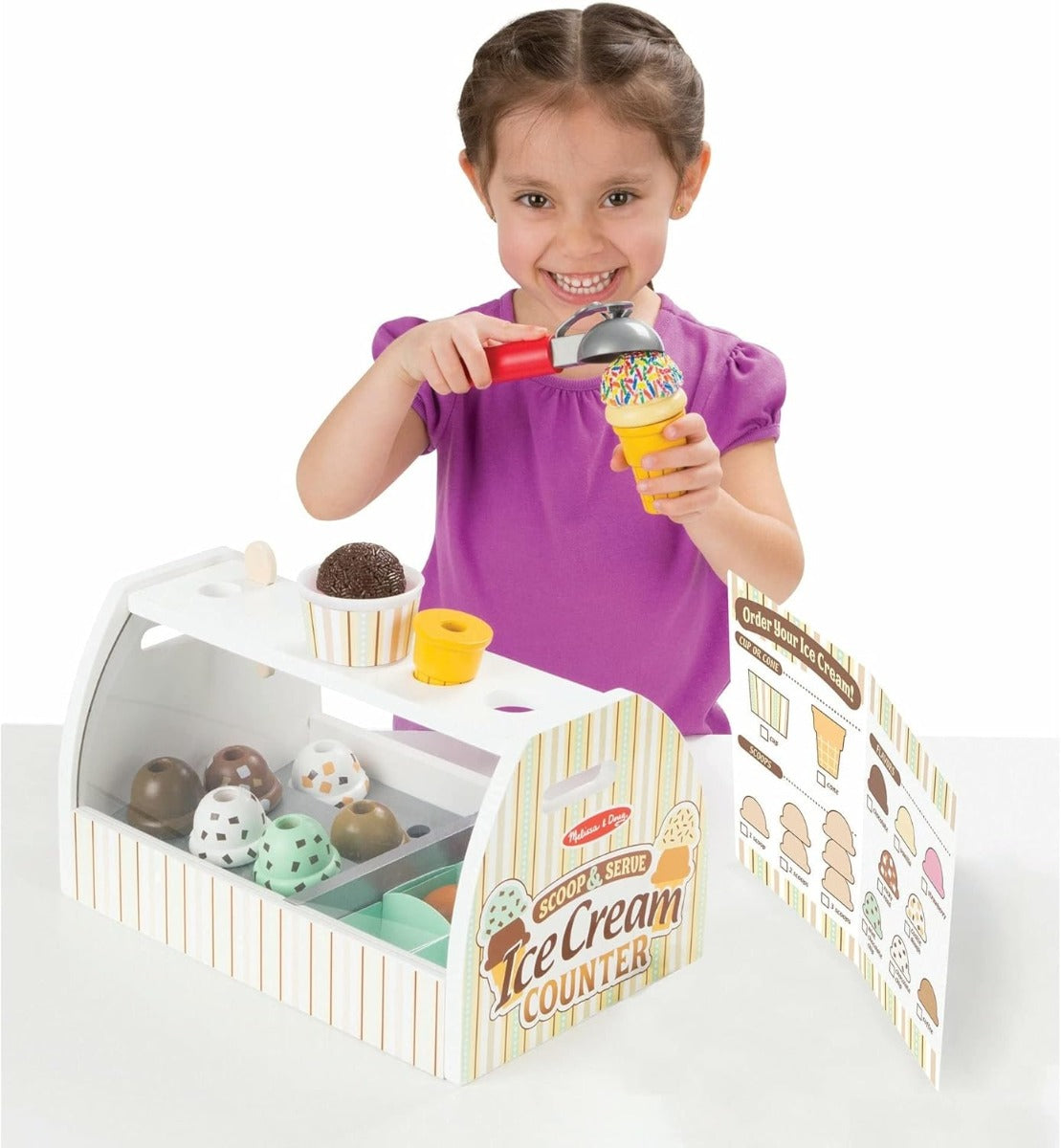 Melissa & Doug Ice Cream Counter