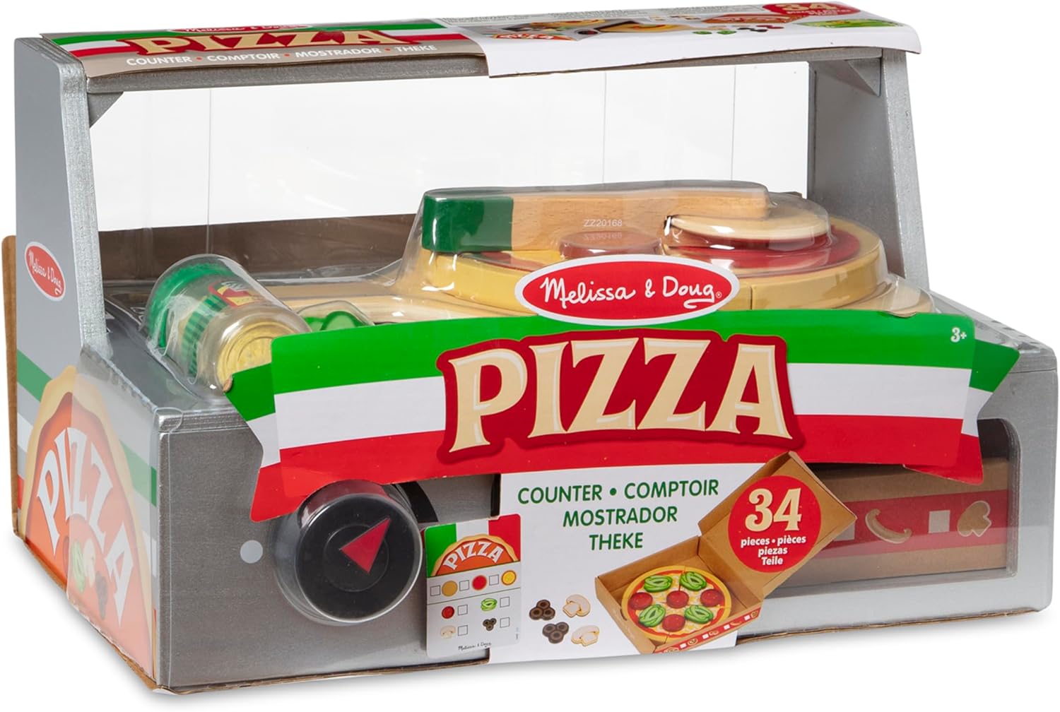 Melissa & Doug Wooden Pizza Counter