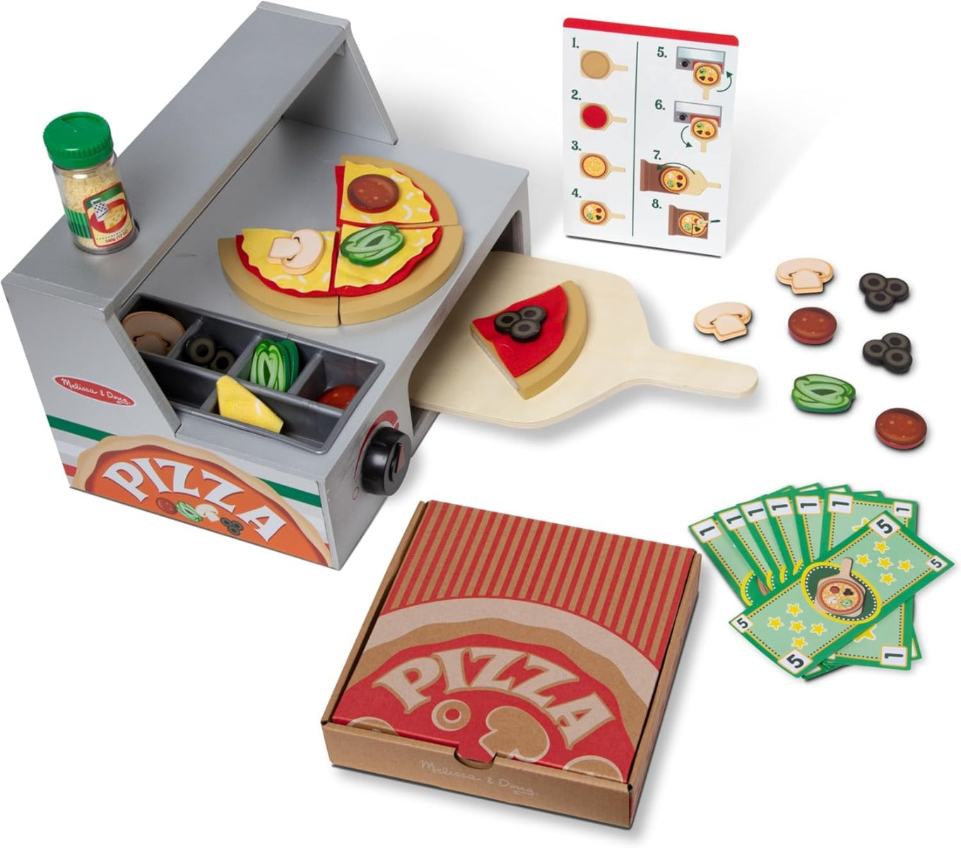 Melissa & Doug Wooden Pizza Counter