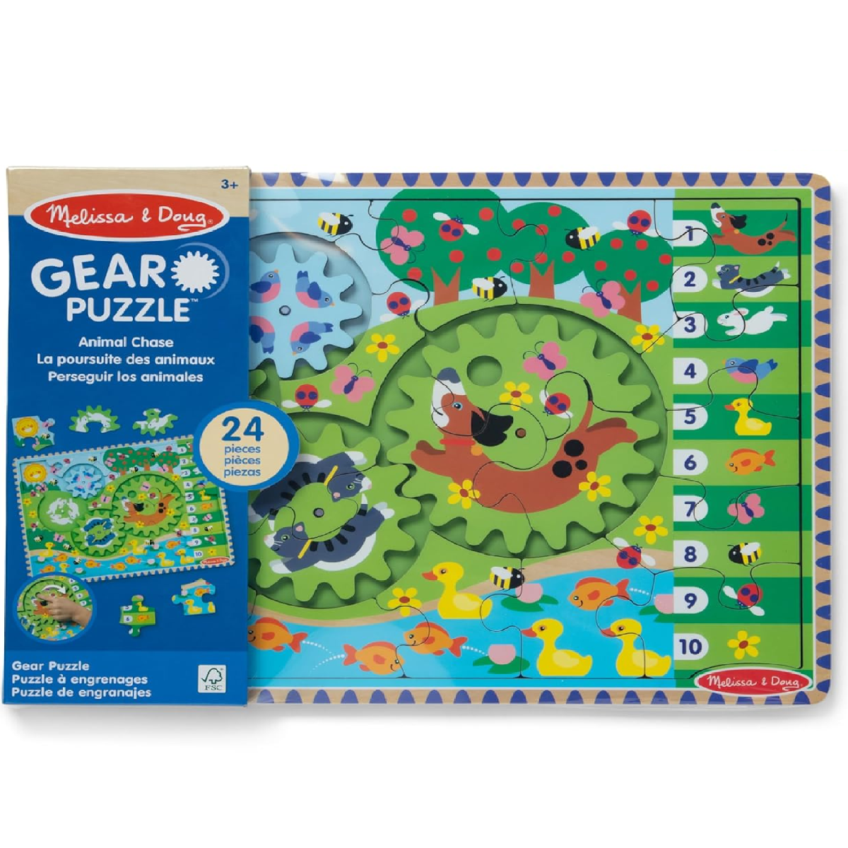 Melissa & Doug Wooden Puzzles for Toddlers and Preschoolers