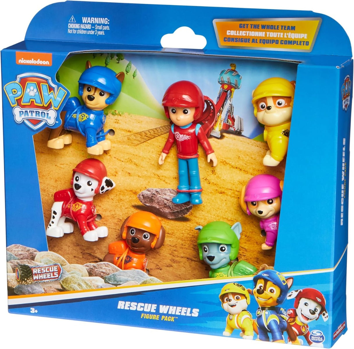 Paw Patrol Figure Fig Giftpk Rsc Wheels