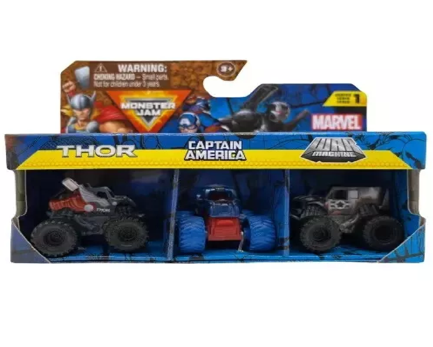 Monter Jam Mini Marvel Bundle