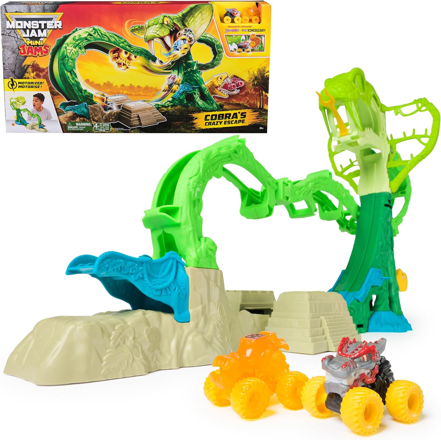 MONSTER JAM MINI JAMS COBRAS CRAZY ESCAPE