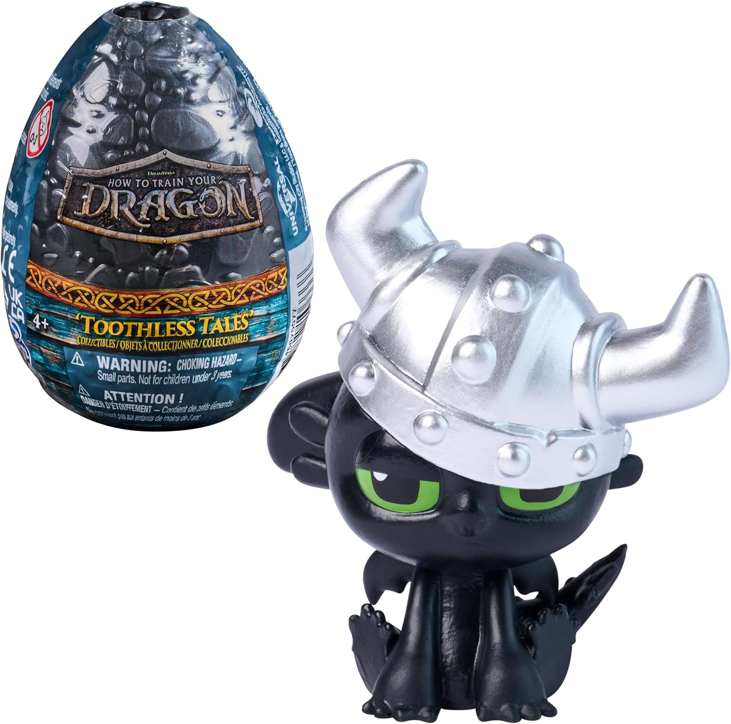 DRAGONES HUEVO CON FIGURA COLECCIONABLE CHIMUELO