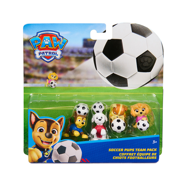PAW PATROL SET DE FIGURAS FUTBOL