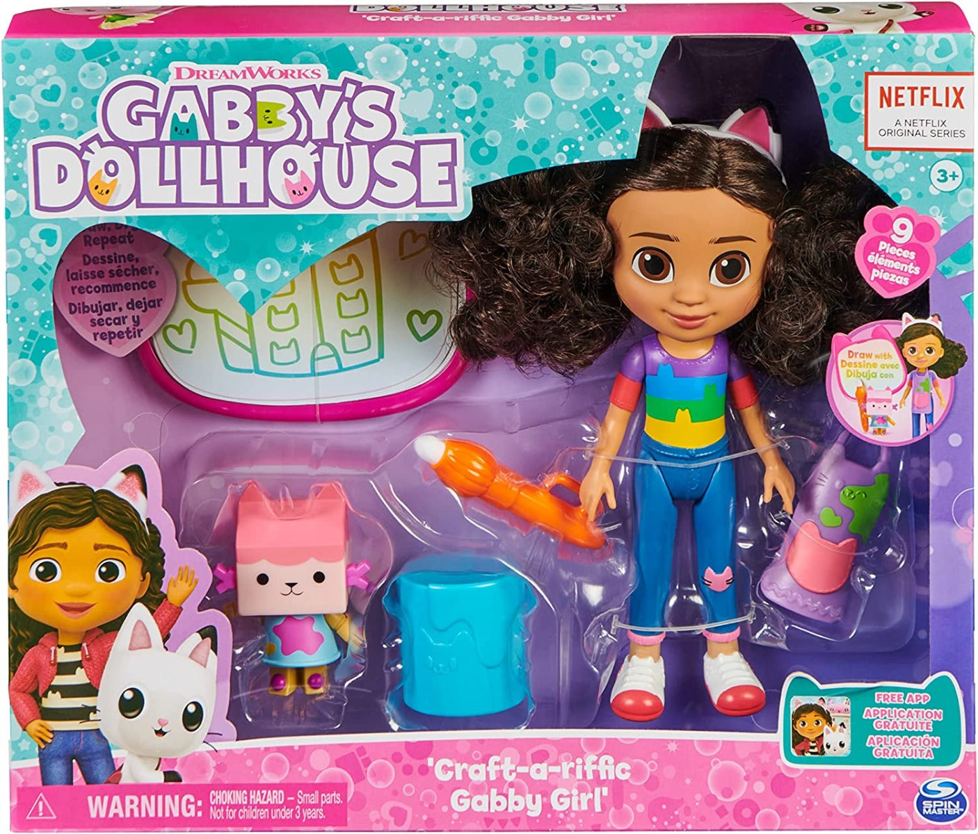 Gabby's Dollhouse Muñeca Gabby Manualidades