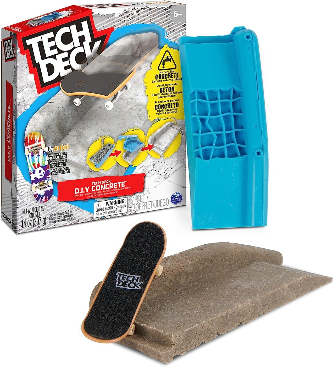 Tech Deck Juego de Modelado Kit de Parque de Skate