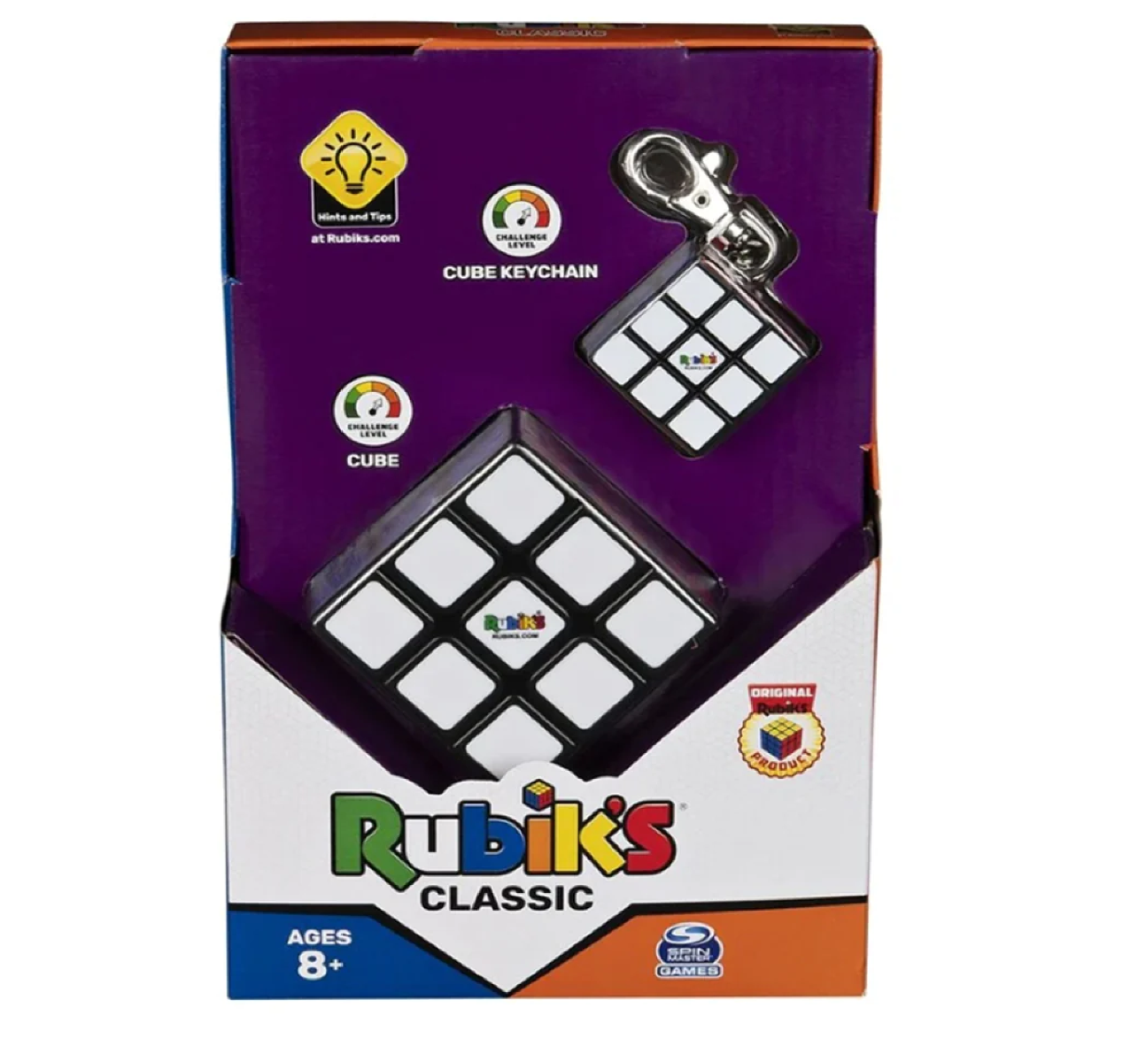 Original Rubik's Classic Rubik's Cube (cube + keychain)