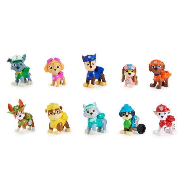 Paw Patrol Aniversario, Pack con 10 Figuras