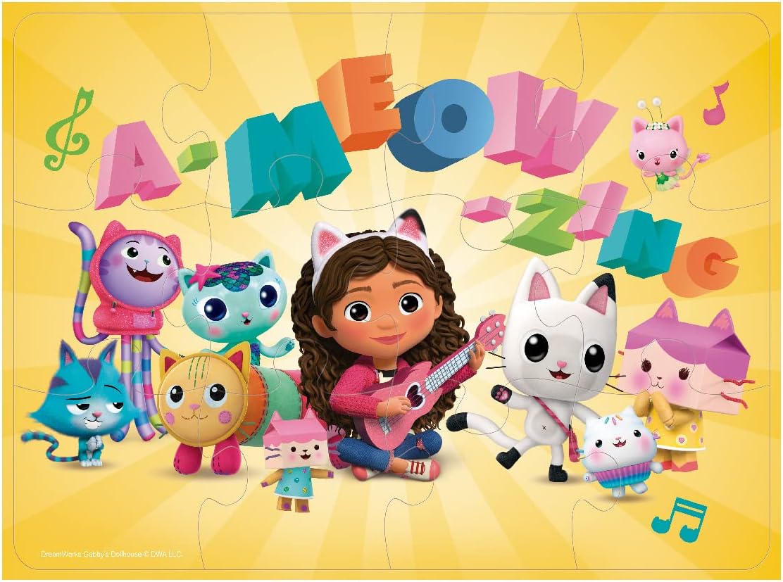 Novelty 4 in 1 Gabby's Doll House Puzzle