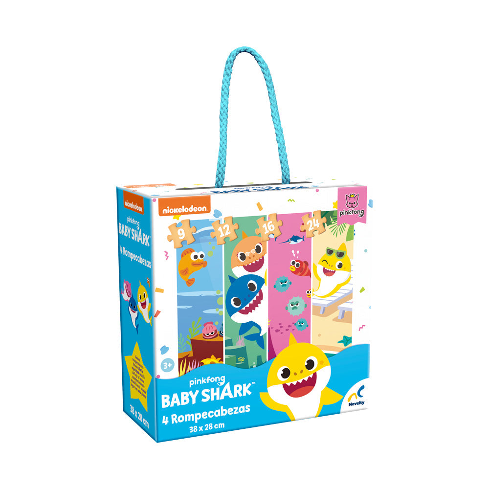 ROMPECABEZAS 4 EN 1 BABYSHARK
