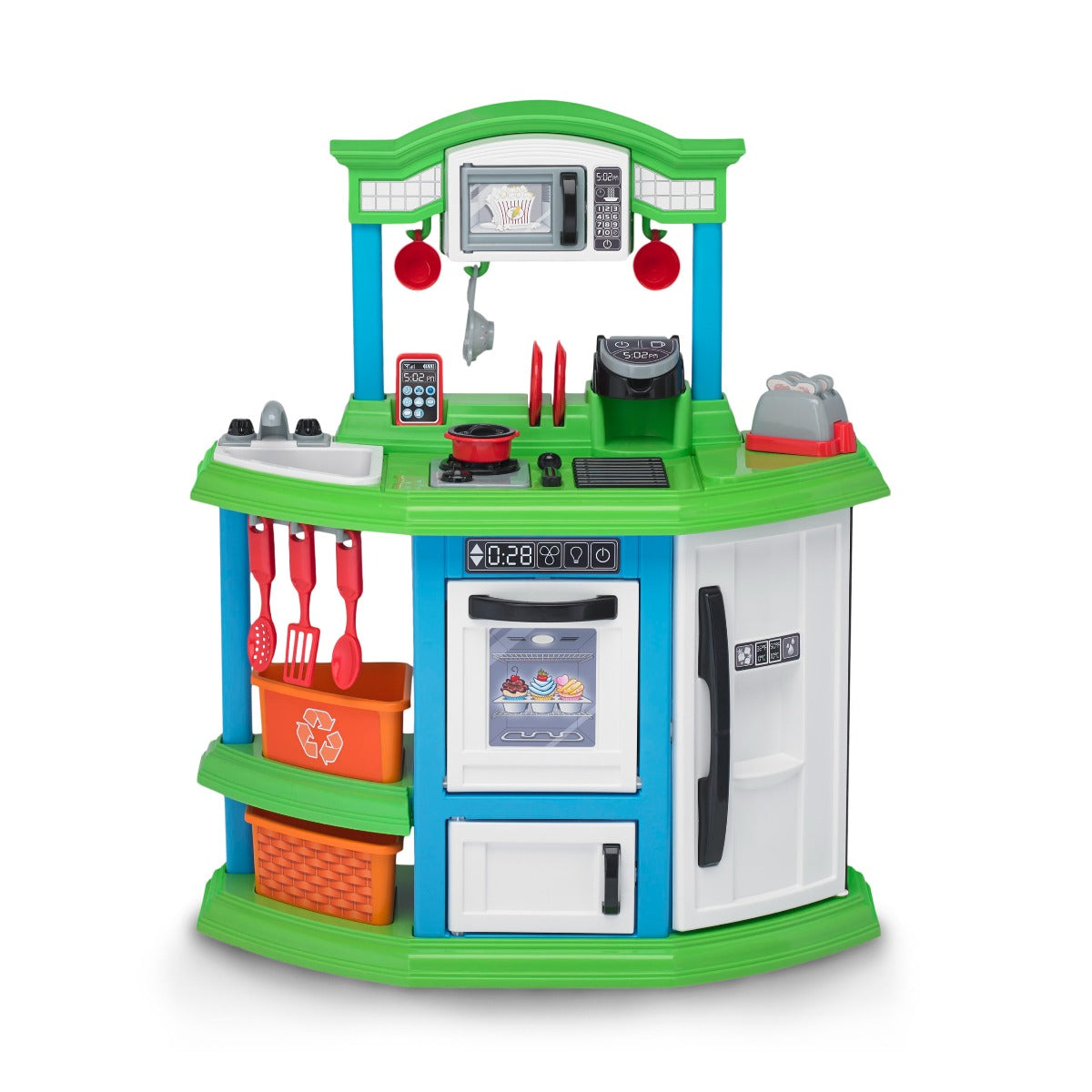 Cocina con Accesorios Azul con Luz y Sonido