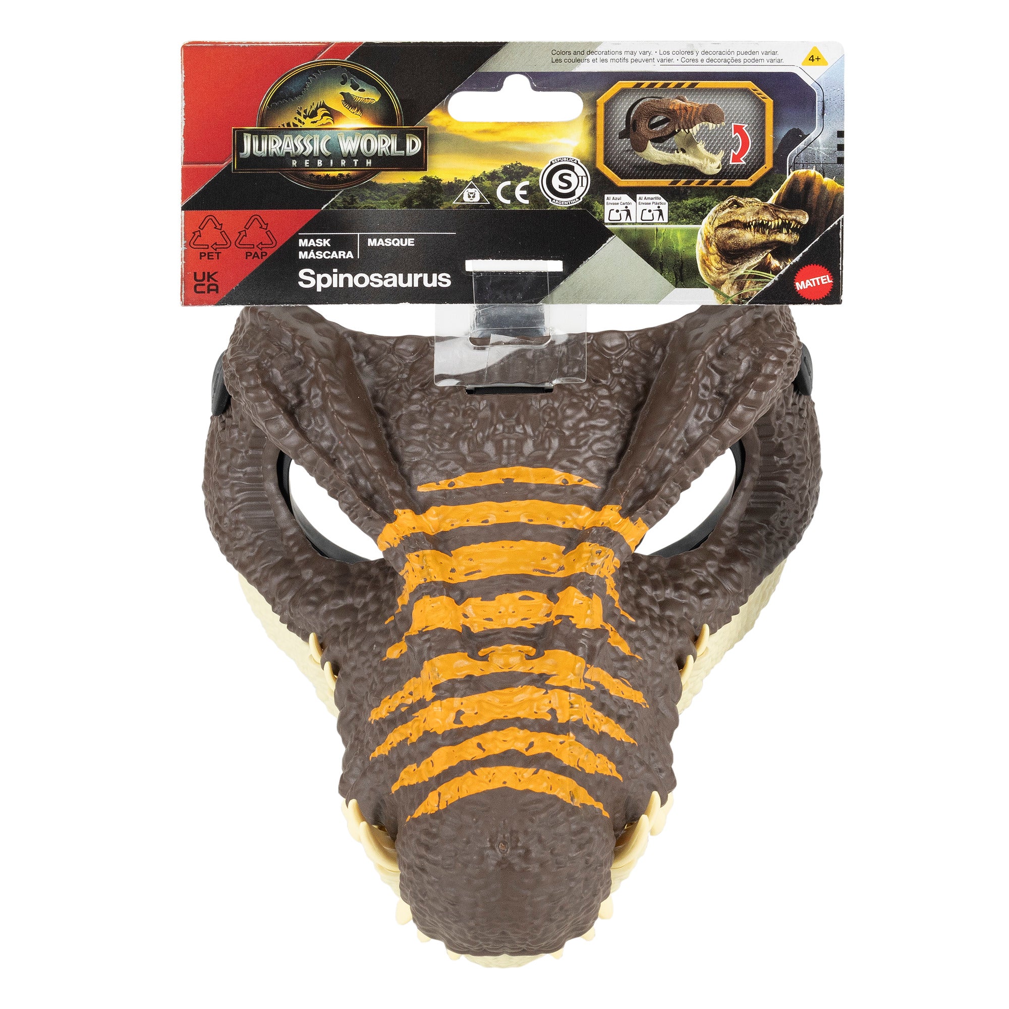 JW JUGUETE REBIRTH MÁSCARA DE DINOSAURIO JGG11