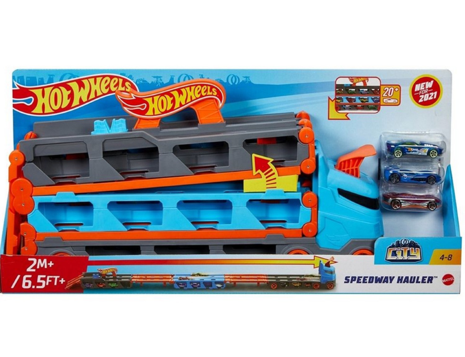 Hot Wheels Remolque Pista De Carreras