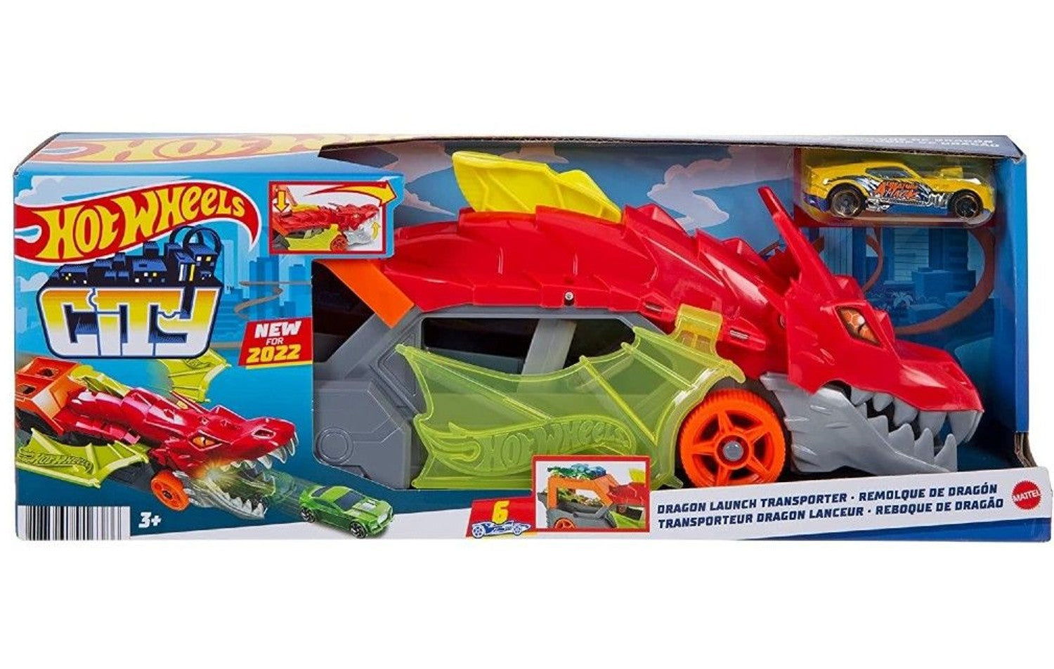 Hot Wheels City Dragon Trailer GTK42