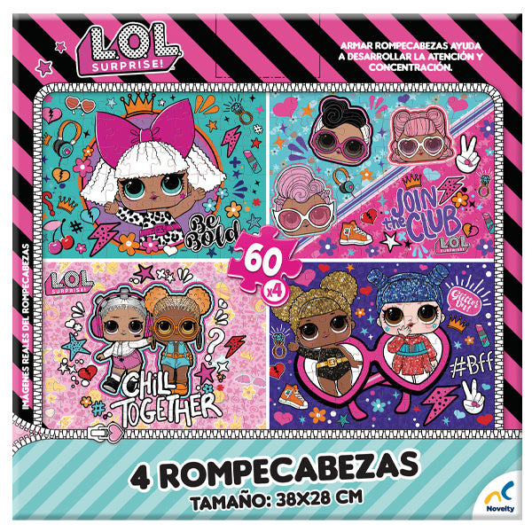 LOL SURPRISE 4 IN 1 PUZZLE