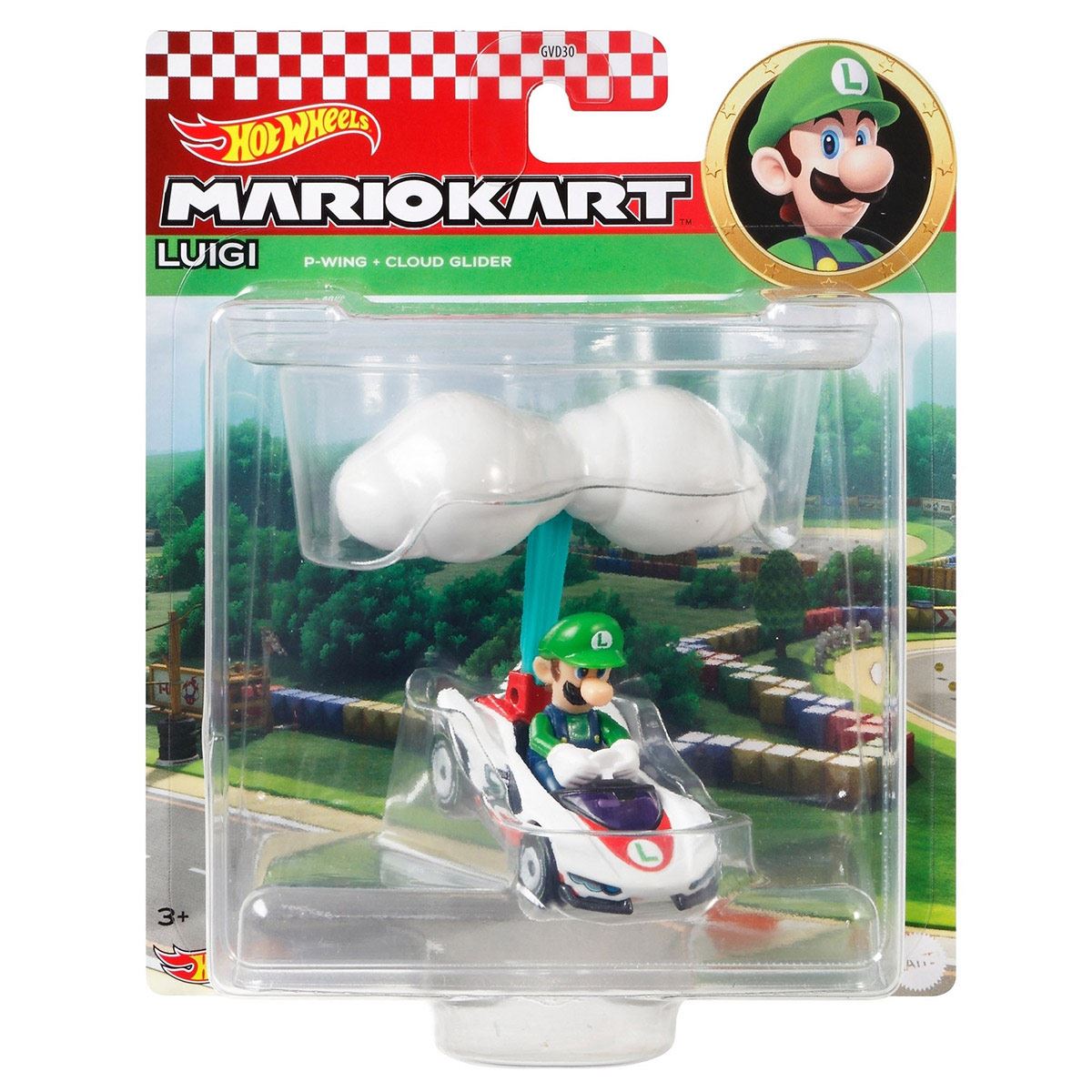 Hot Wheels Mario Kart Personajes Con Glider Sorpresa GVD30