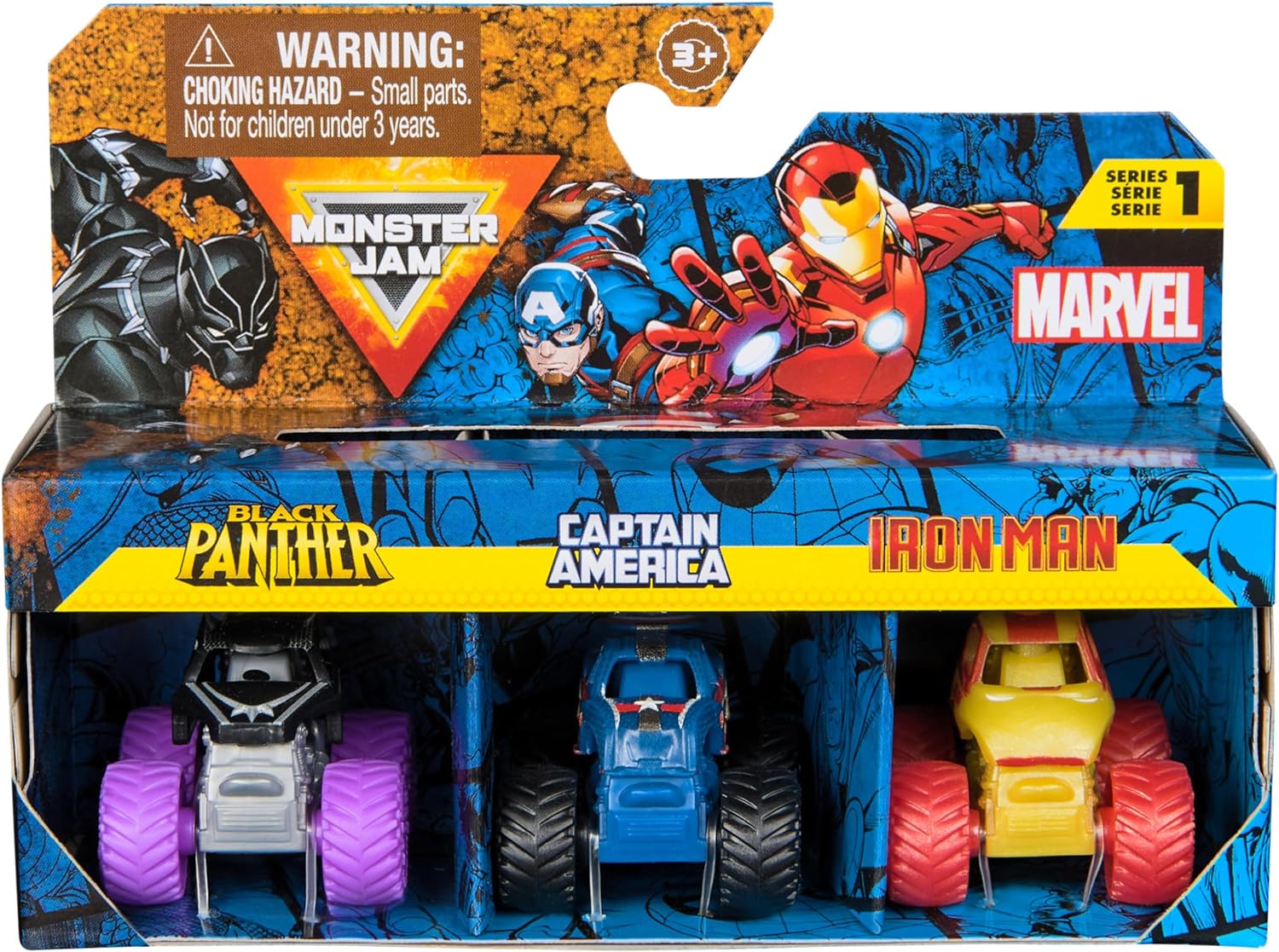 Monter Jam Mini Marvel Bundle