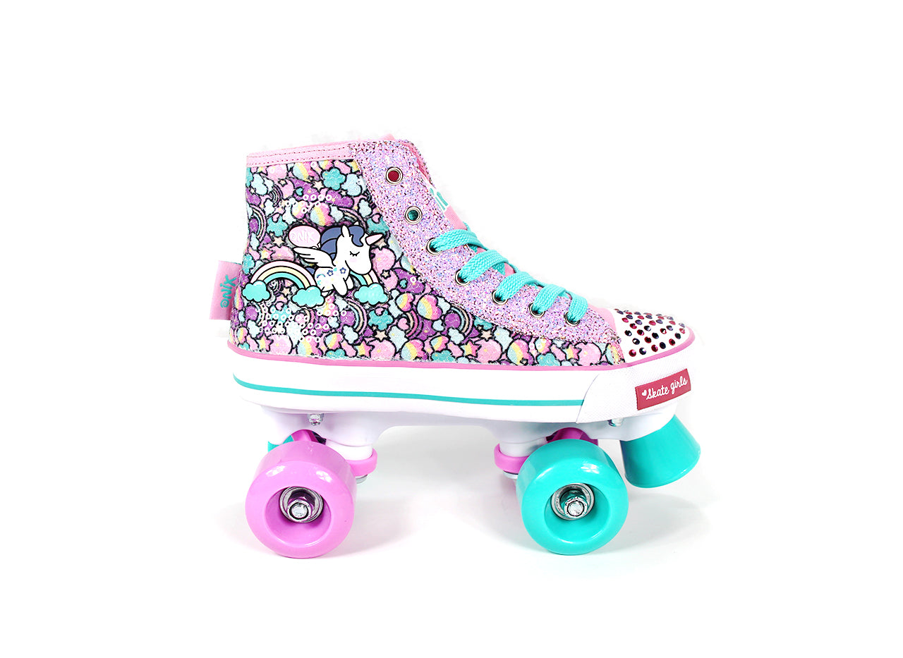 Converse Onix Rainbow Roller Skates Size 19