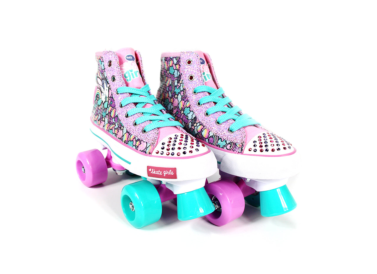 Converse Onix Rainbow Roller Skates Size 19