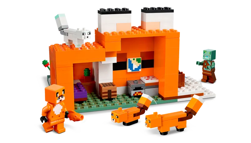 Lego Minecraft El Refugio Zorro
