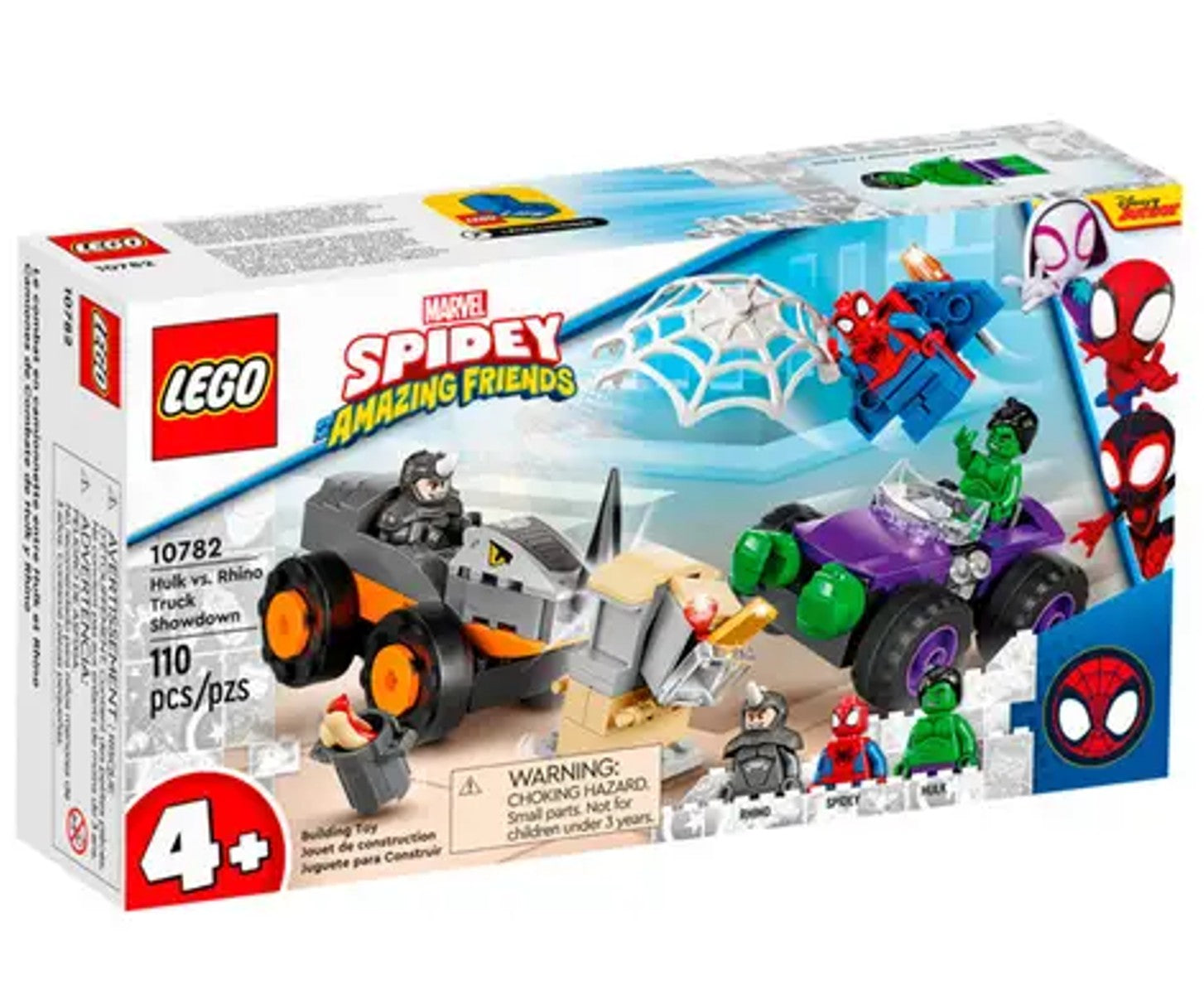 Lego Marvel Camiones de Combate de Hulk y Rino 10782
