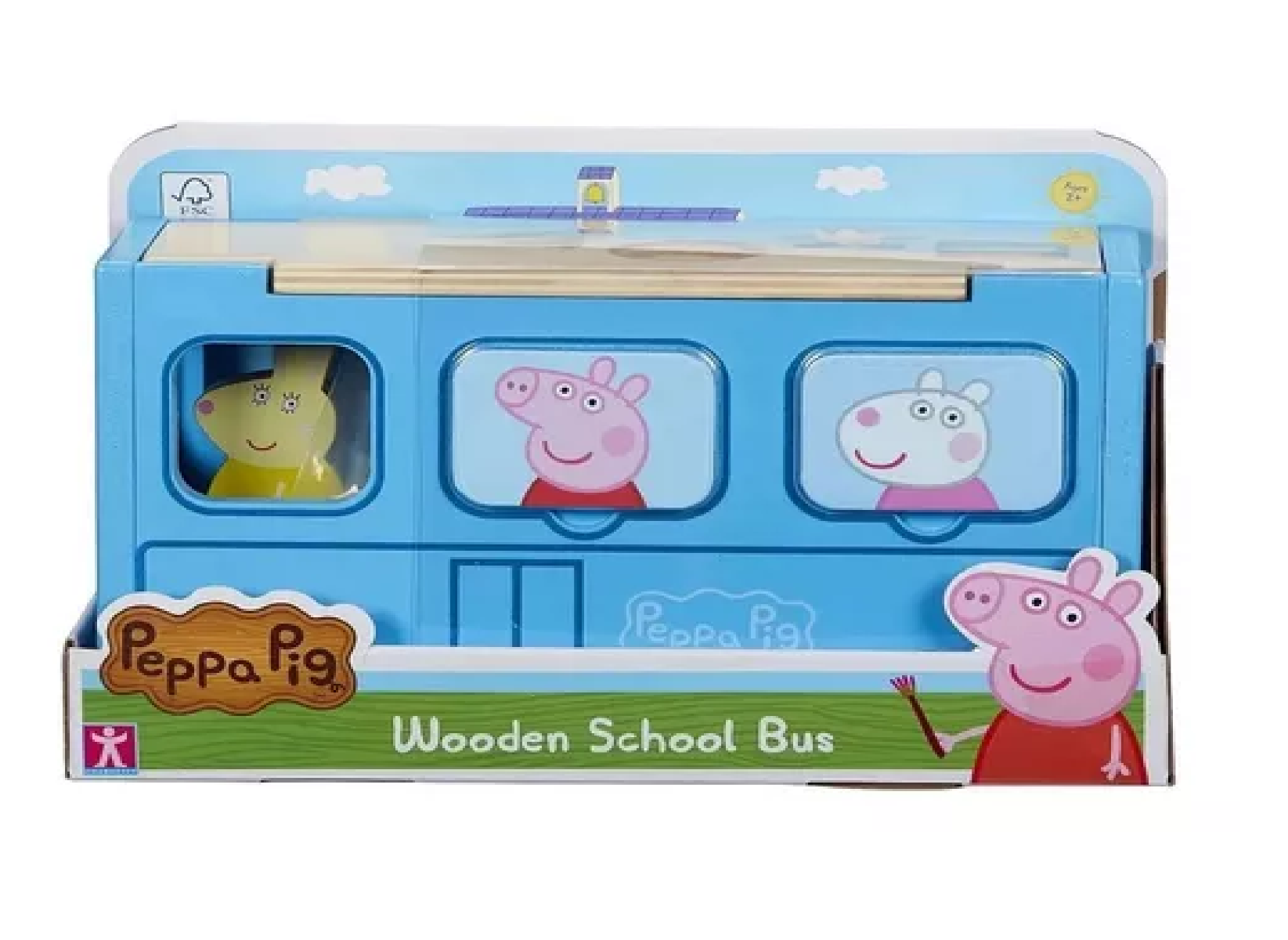 Wooden truck with Peppa Pig shapes Bandai