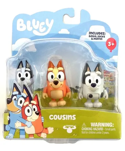 Bandai Bluey Two Pack Bluey and Bingo