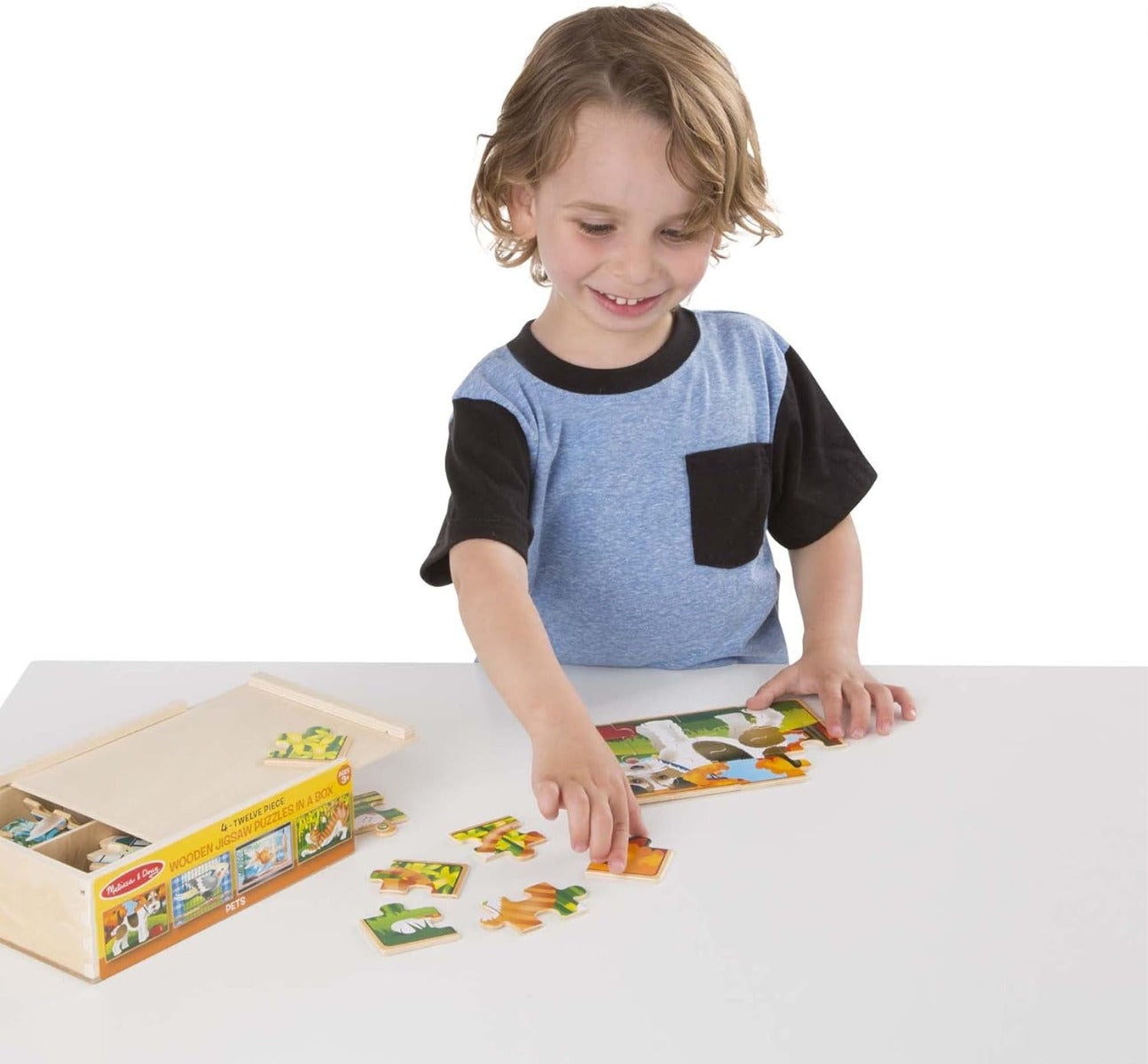 Melissa &amp; Doug Pet Puzzles Domestic Animals in a Box