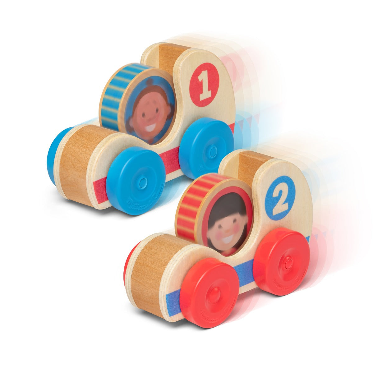 Melissa &amp; Doug GO Tots Wooden Race Cars