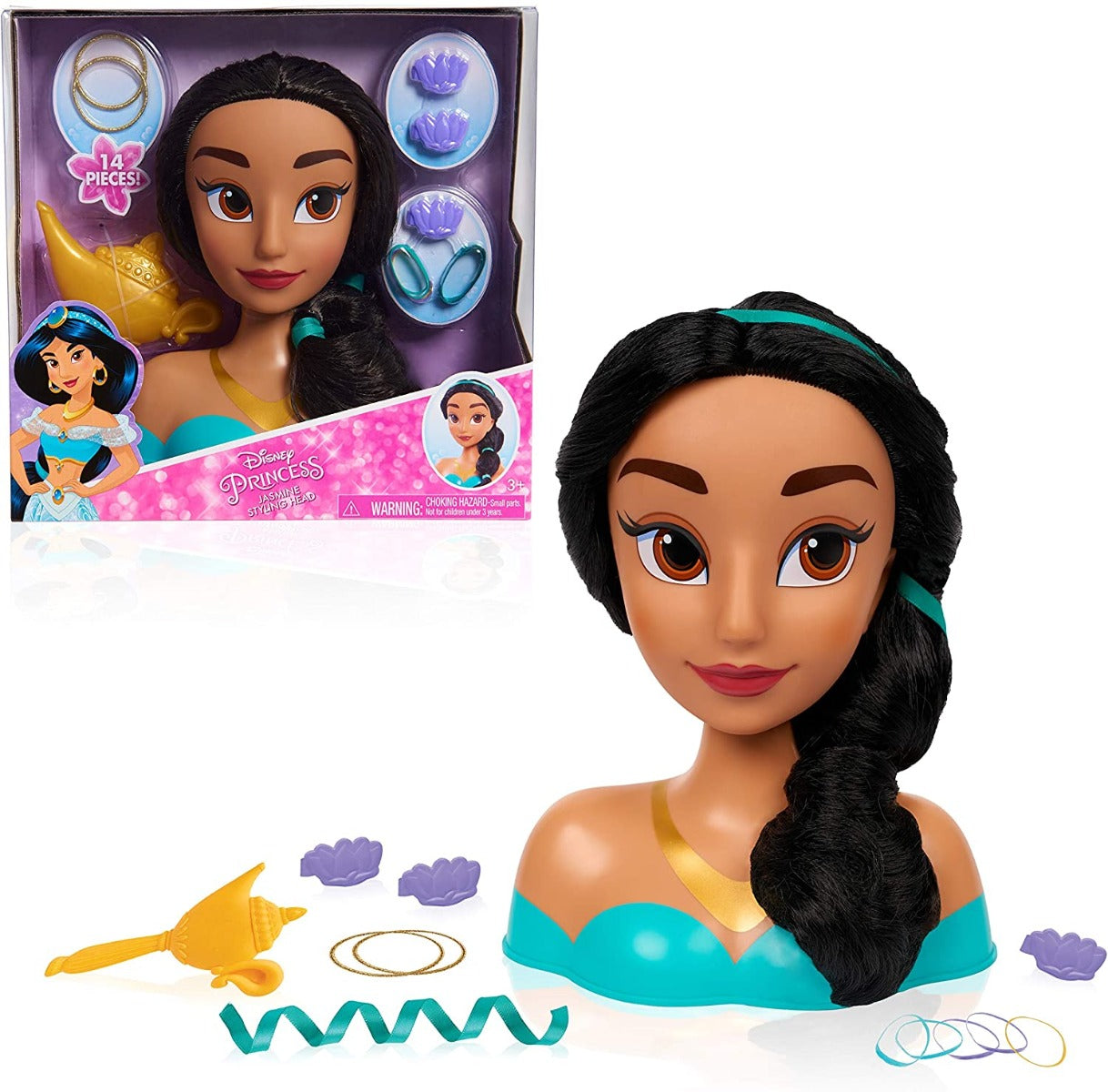 Disney princess hair styling head