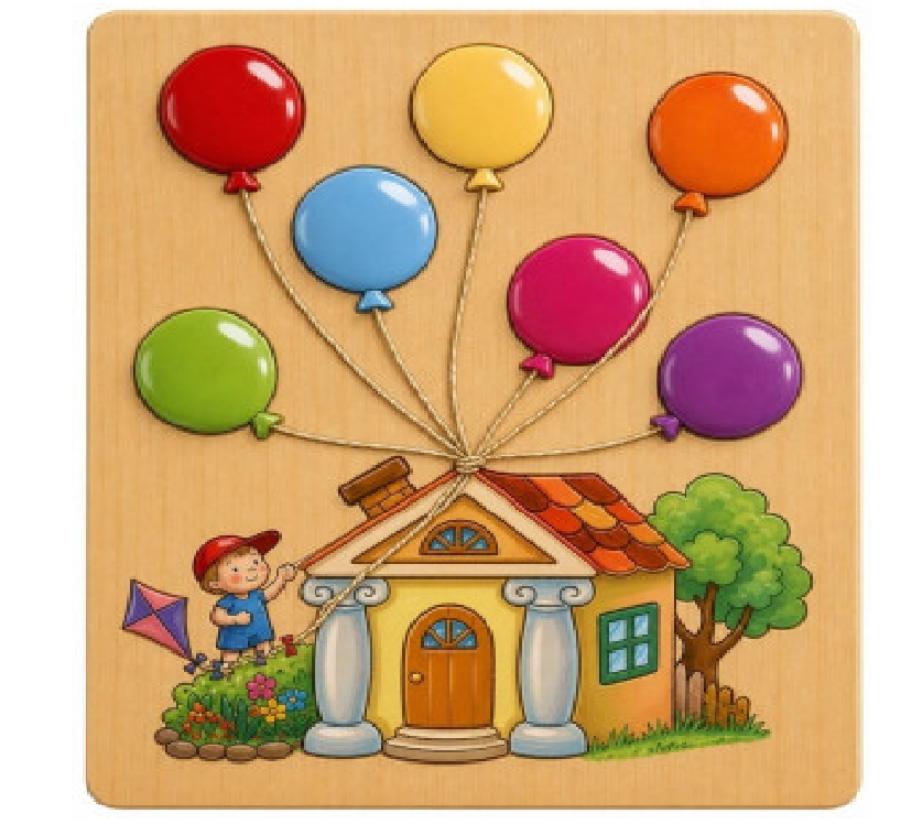 RC DE MADERA GLOBOS  SKU 3704