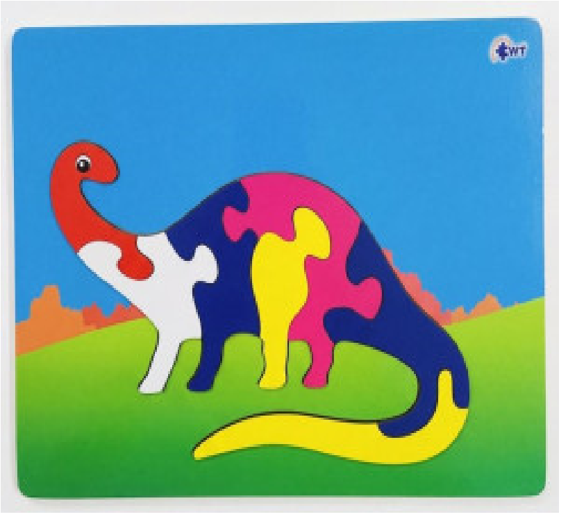 ROMPECABEZAS DE MADERA DINOSAURIO APATOSAURUS SKU 3718