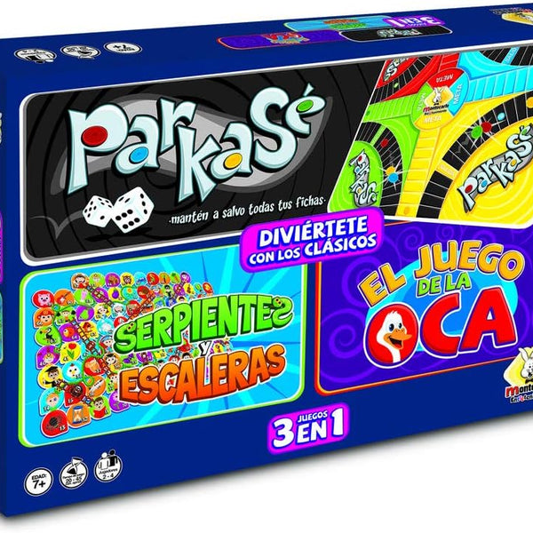 Cofre De Madera Con 3 Juegos De Mesa – Parchís, Oca Y Escalera – Estilo Vintage Del Siglo XIX, Ideal Para Noches De Juego En Familia