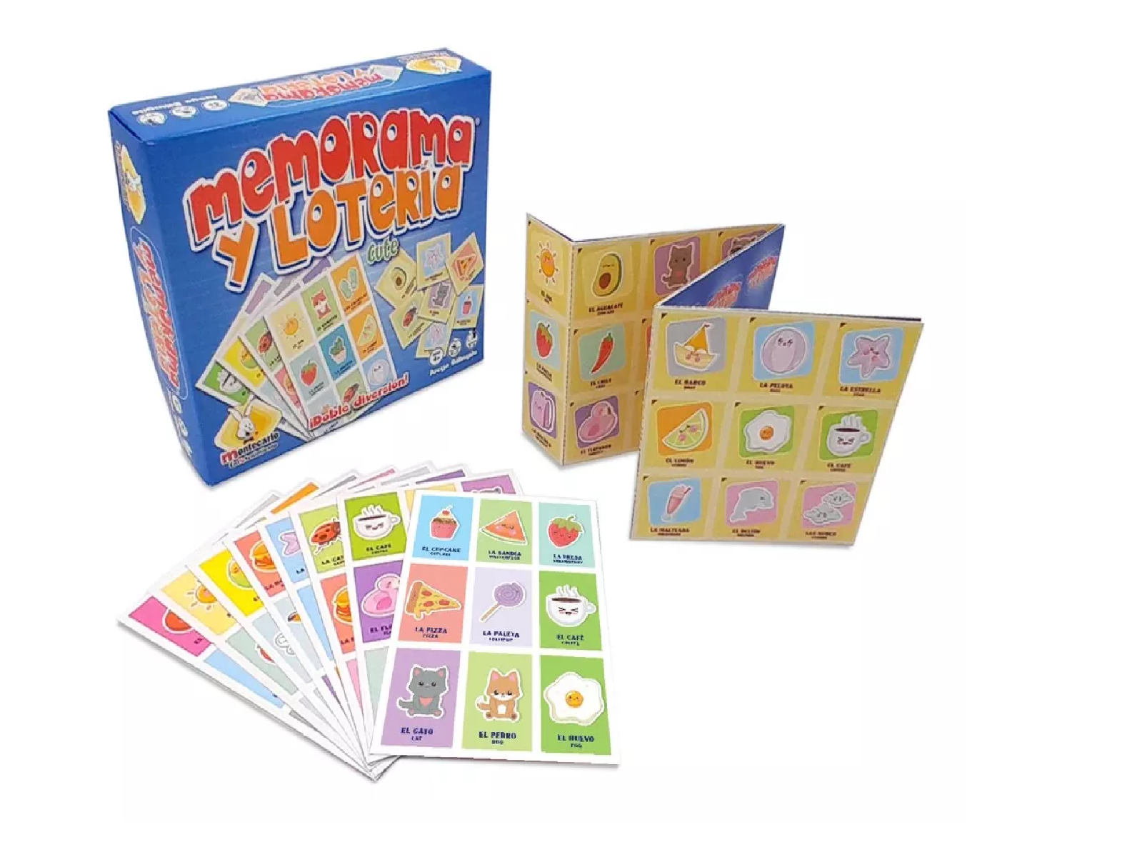 Memorama and Lottery Cute Board Game