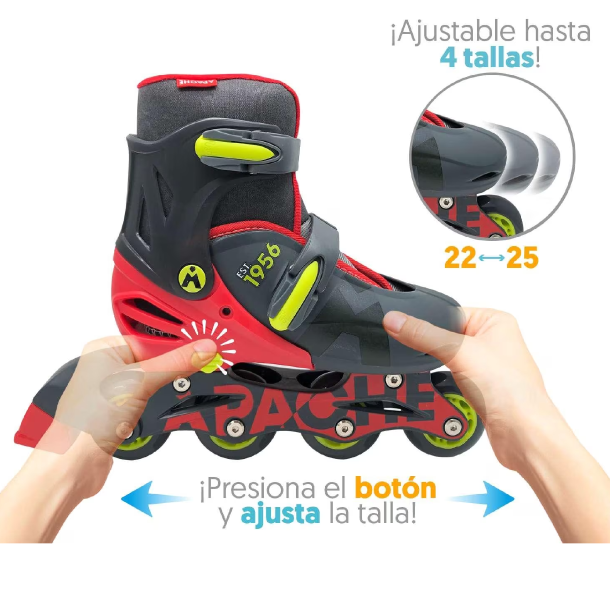 Patines Apache  Rojo