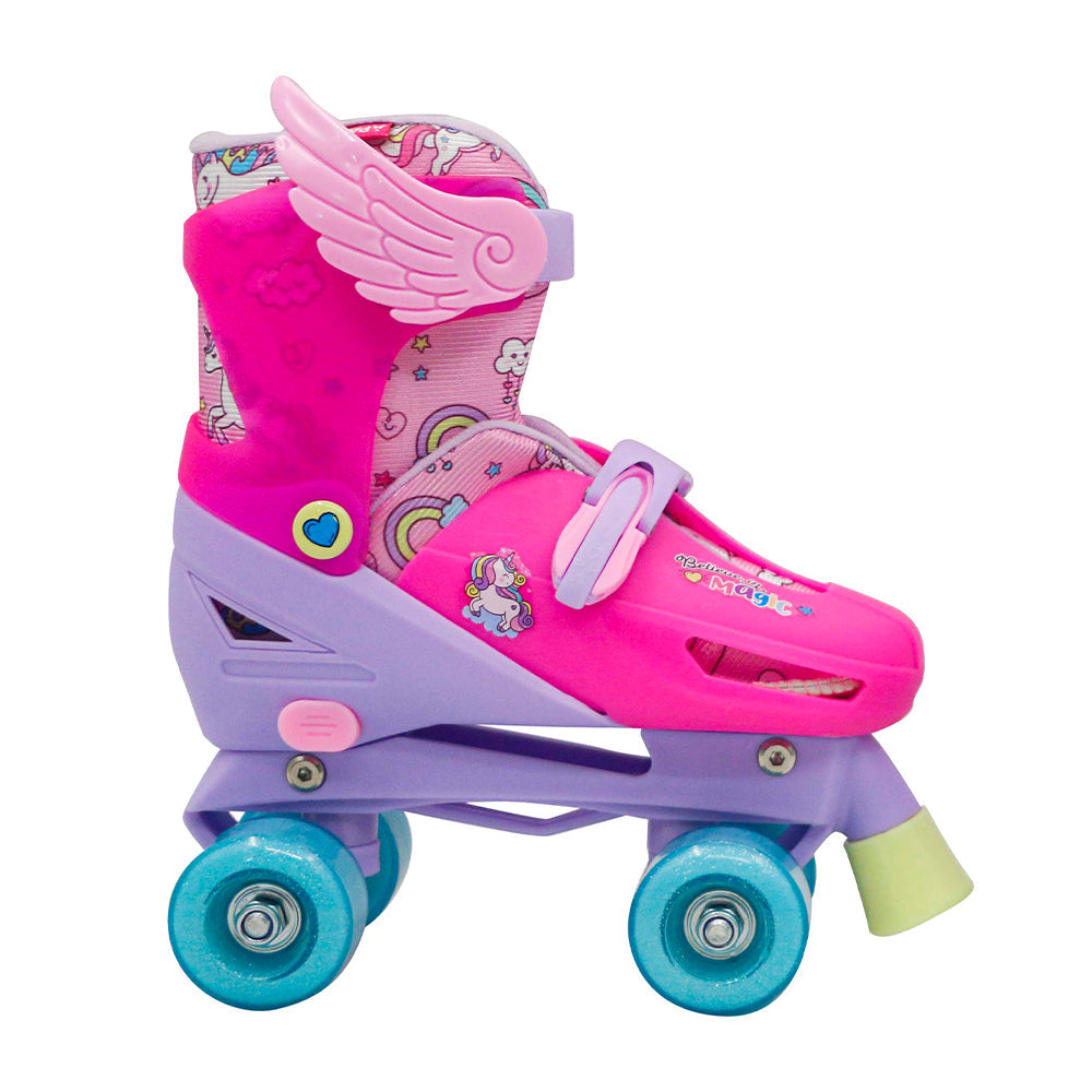 PATINES 4 RUEDAS CON ALITAS TRIXIE AJUSTABLE